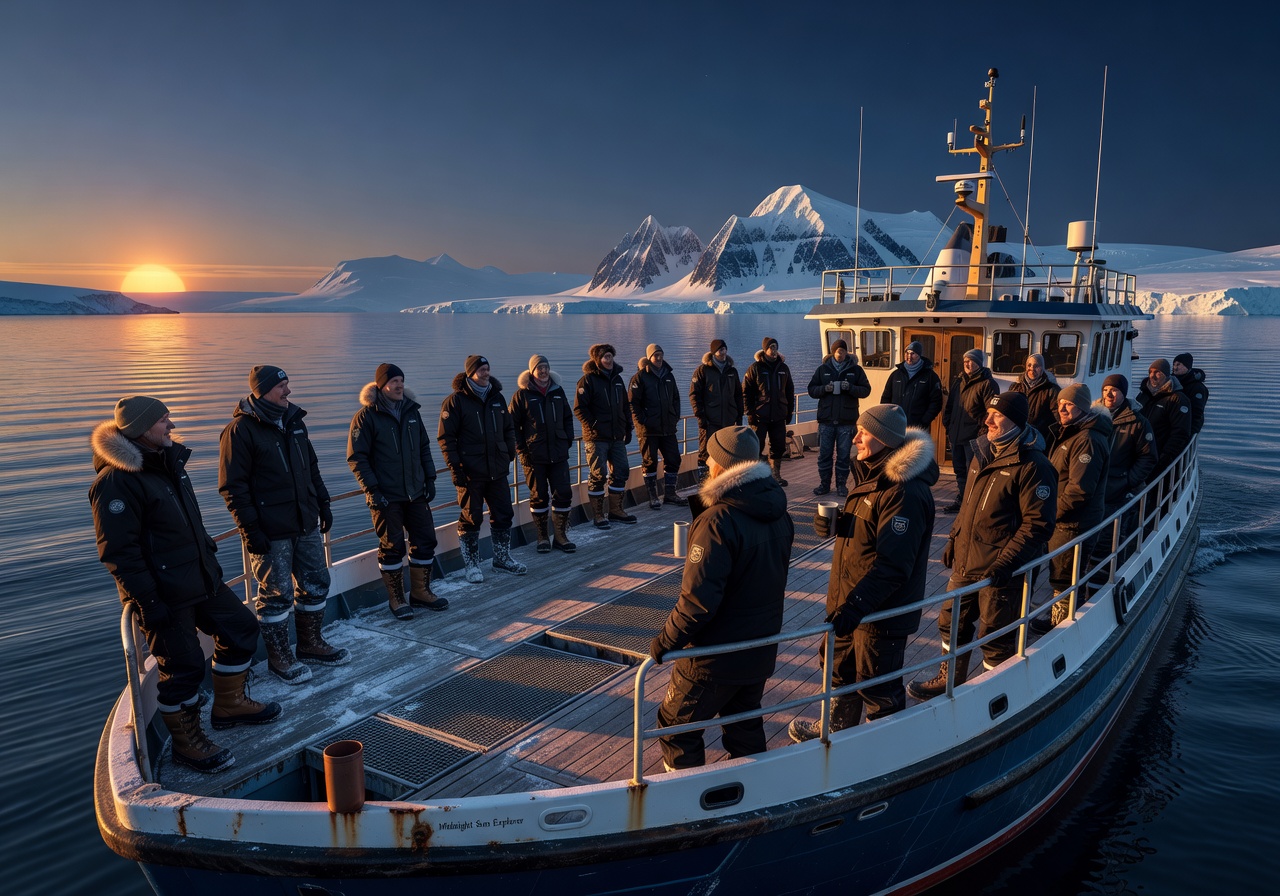 Midnight Sun Explorer Party Boat with large deck